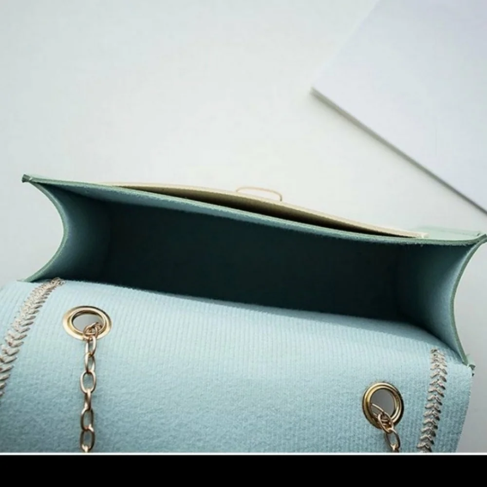 Small fashion bag mini crossbody mustard color - Picture 17 of 17